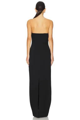 Rachel Gilbert Atticus Gown in Black Size 8 for rent on The Volte - image 3