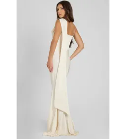 Leau Celine Maxi Dress Ivory Size XS/AU 6 for rent on The Volte - image 3