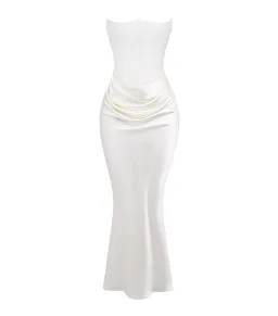 House of CB Persephone Corset Dress Ivory Size AU 10 for rent on The Volte - image 4