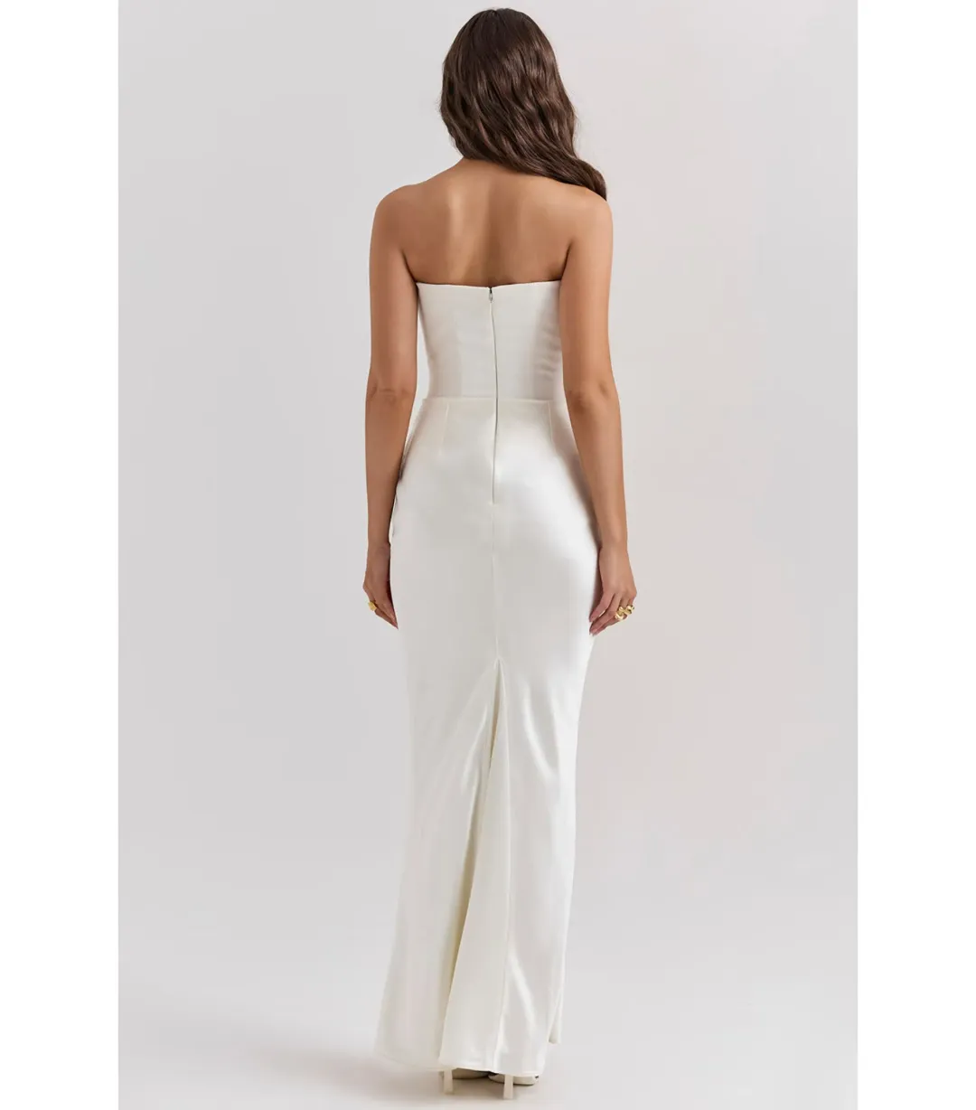 House of CB Persephone Corset Dress Ivory Size AU 10 for rent on The Volte - main image