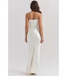 House of CB Persephone Corset Dress Ivory Size AU 10 for rent on The Volte - image 3