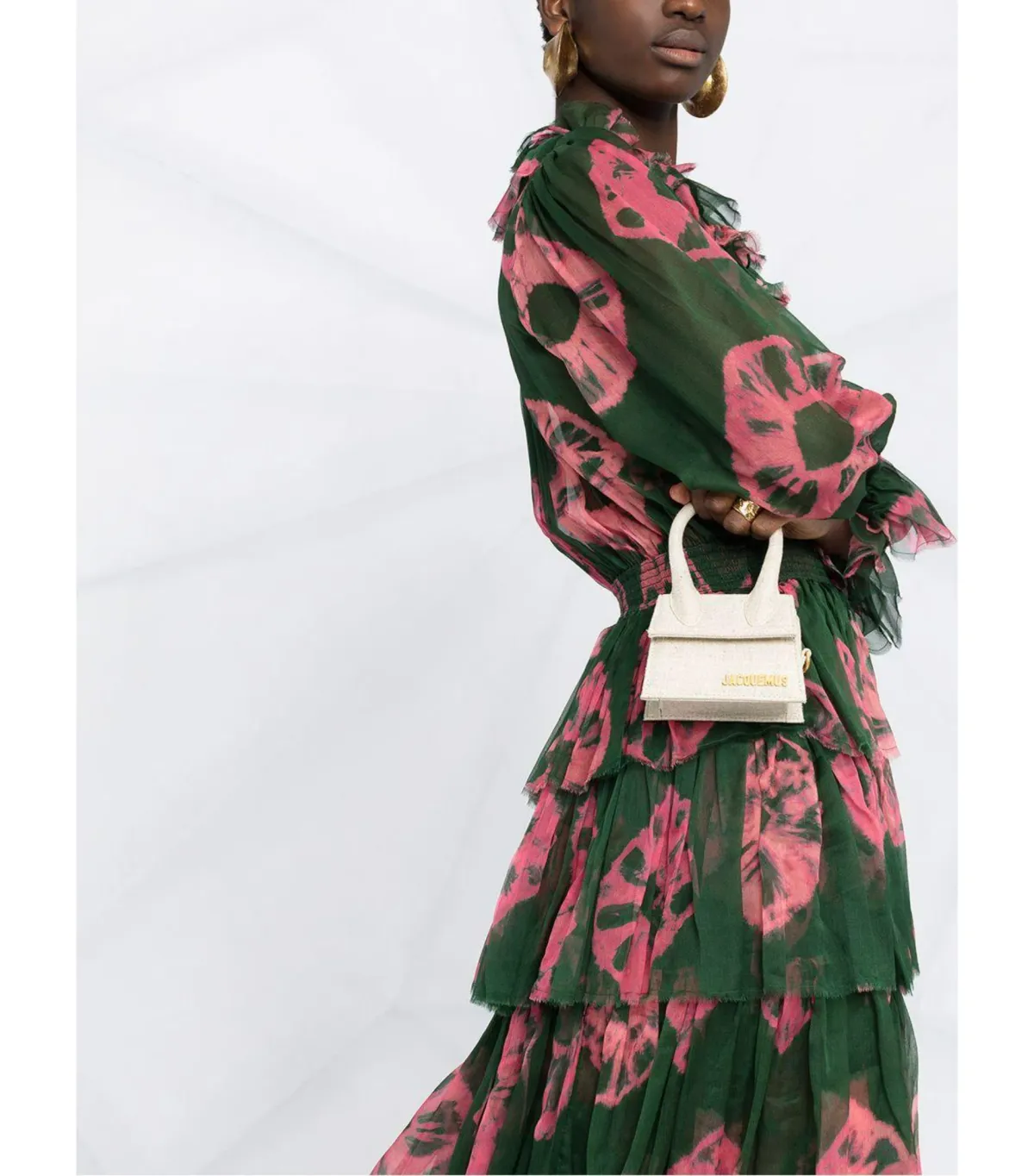 Zimmermann Poppy Tiered Frill Dress Multi Size AU 12 - Image 2