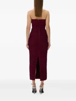 Rachel Gilbert Jensen Dress Merlot Size 10 for rent on The Volte - image 4