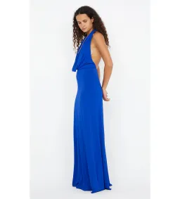 Bec and Bridge Nessie Cowl Neck Maxi Dress in Ultramarine Blue Size M / AU 10 for rent on The Volte - image 3