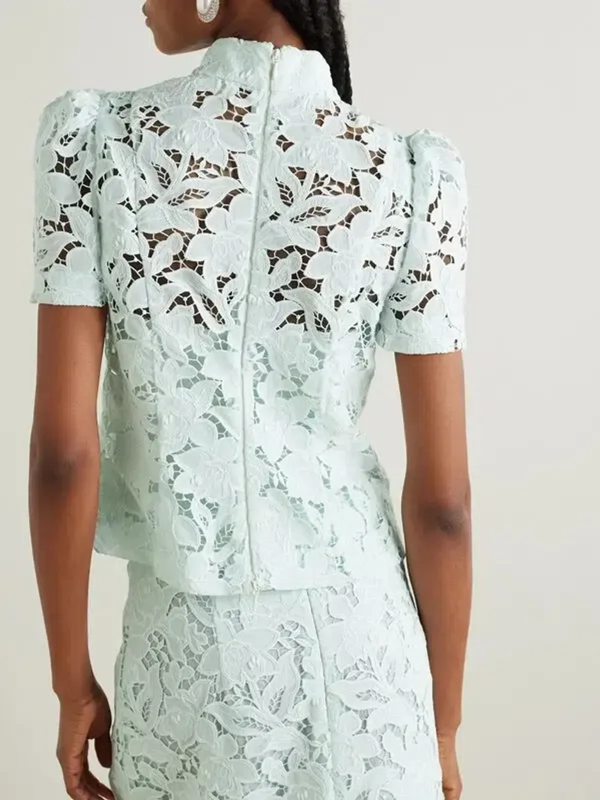 Zimmermann natura lace top and skirt in green size AU 10 - Image 2