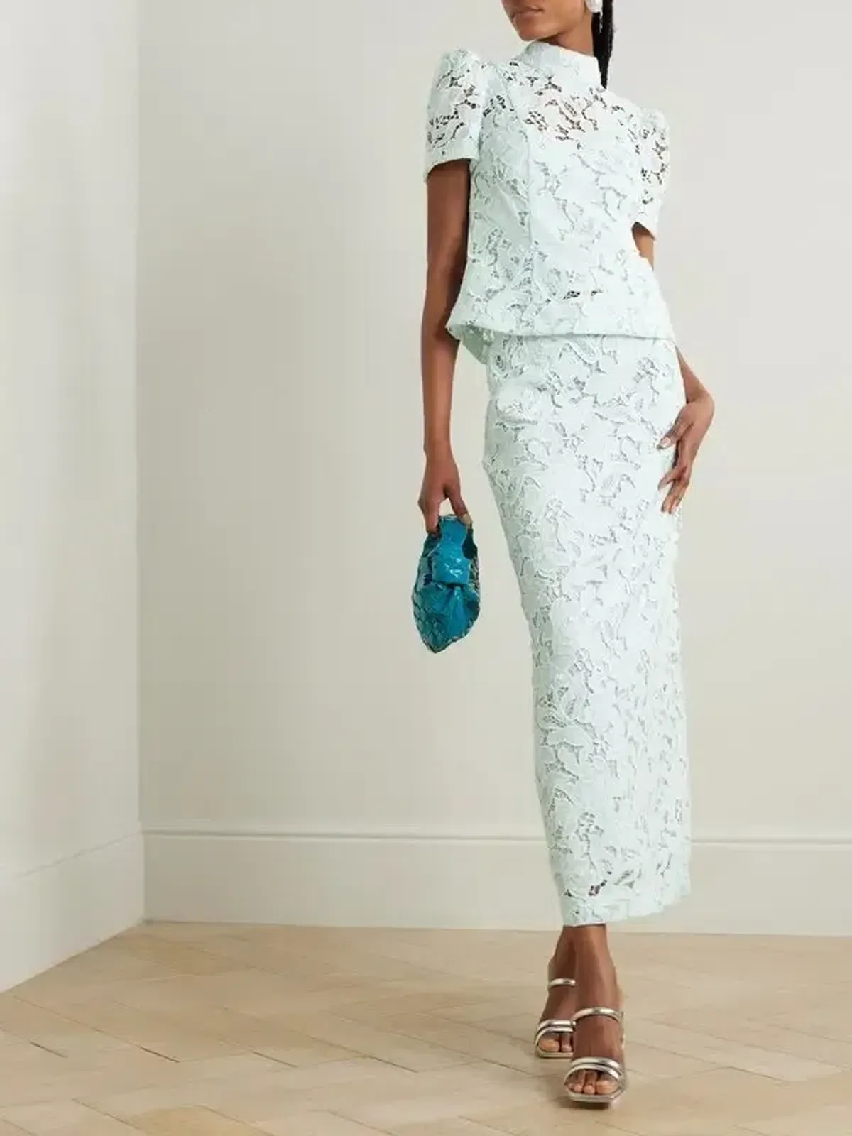 Zimmermann natura lace top and skirt in green size AU 10 - Image 1