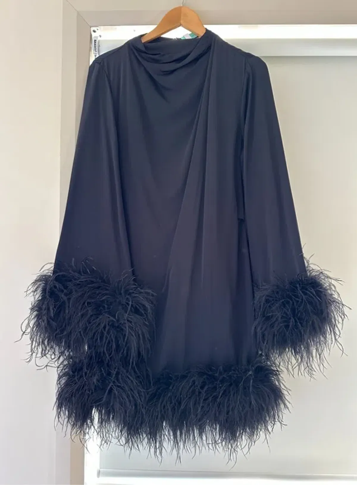 Rachel Gilbert Pietro Mini Dress Black Size 12 - Image 3