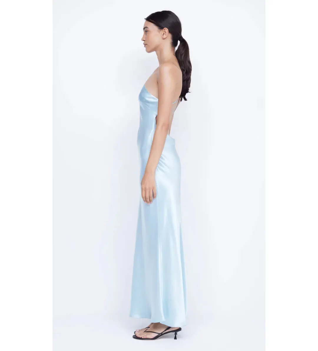 Bec & Bridge Margaux Asym Dress in Dolphin Blue Size 12 for rent on The Volte - main image