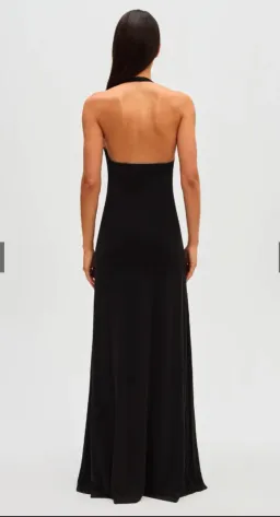Misha Jennifer Cupro Maxi Dress Black Size 8 for rent on The Volte - image 4