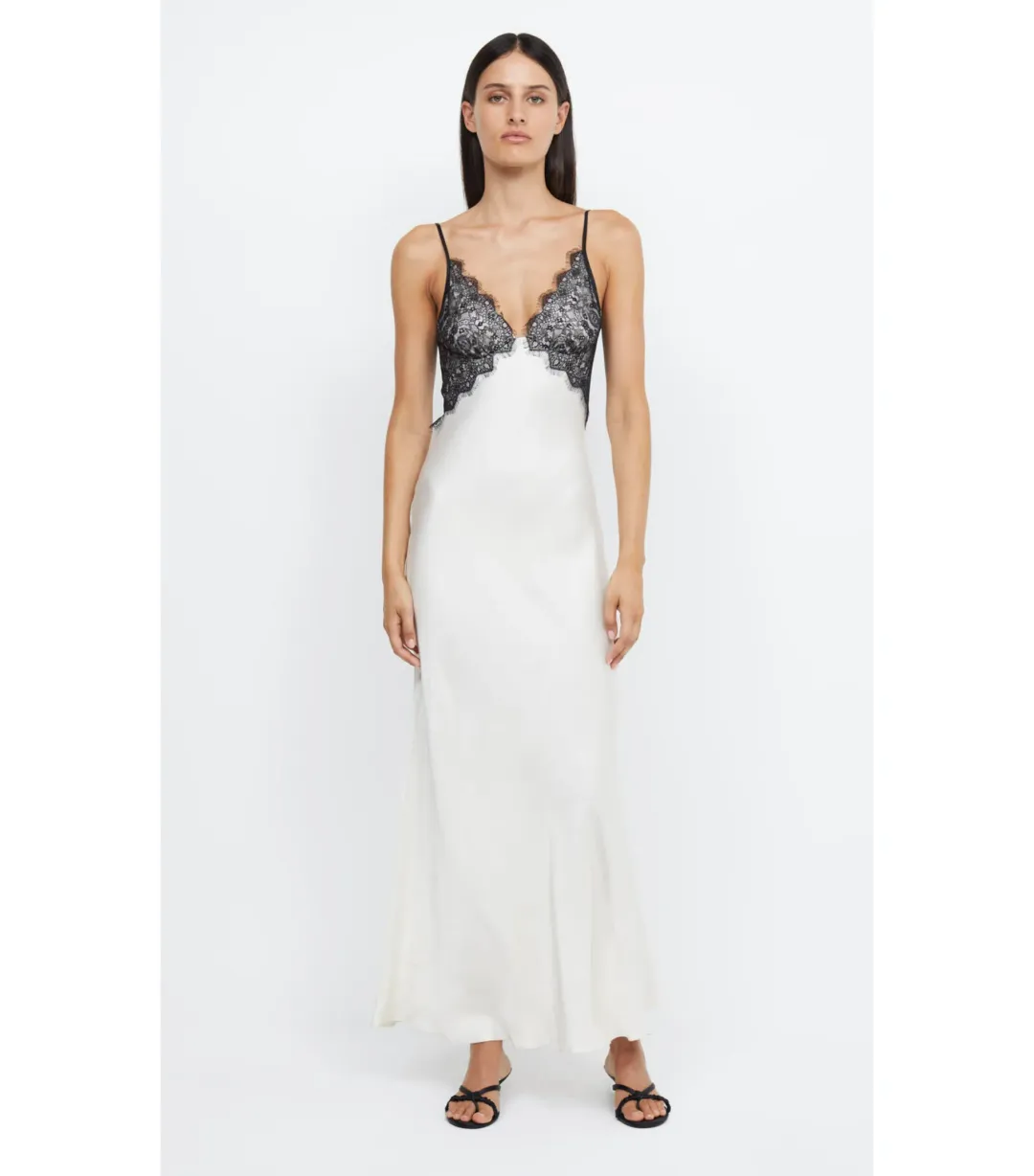 Bec & Bridge Lace Emery Dress Ivory/Black Size AU 6 for rent on The Volte - main image
