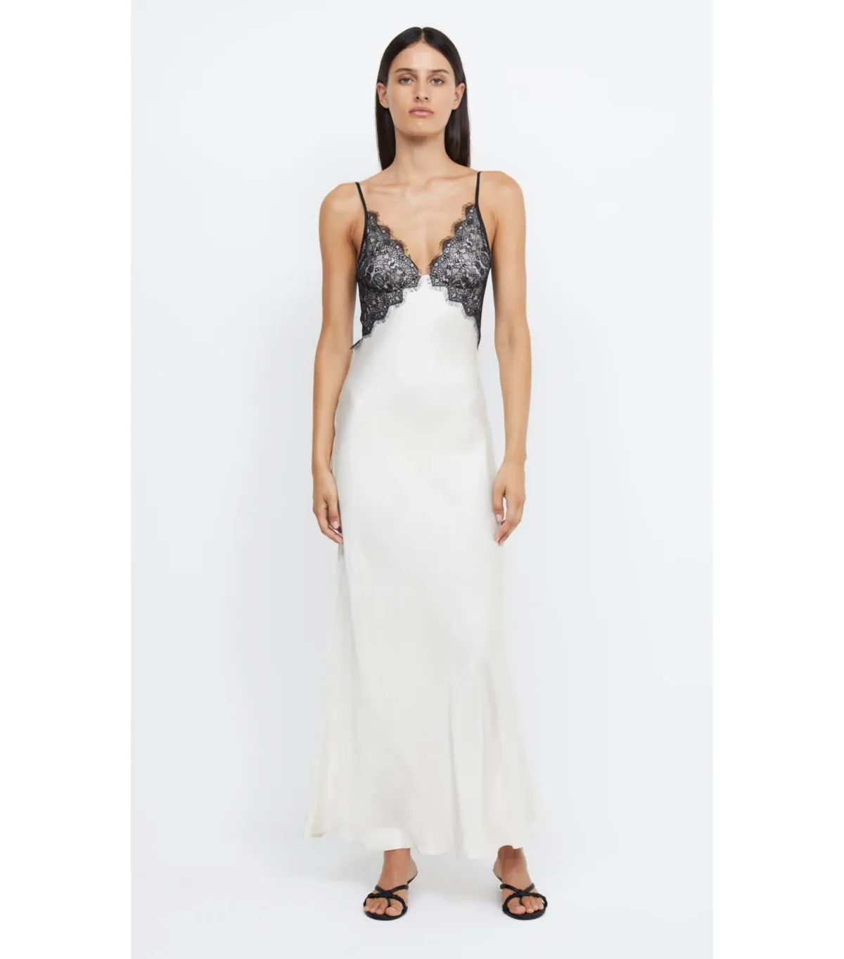 Bec & Bridge Lace Emery Dress Ivory/Black Size AU 6 for rent on The Volte - main image
