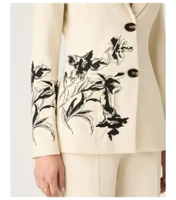 Mos The Label Lis Embroidery Blazer Ivory Size AU 16 for rent on The Volte - image 4