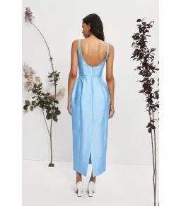 Alemais Donata Taffeta Gown Blue Size AU 8 for rent on The Volte - image 3