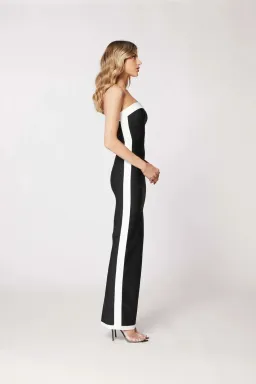 Bianca and Bridgett Ashley Maxi Dress in Black/White Size 6 for rent on The Volte - image 2