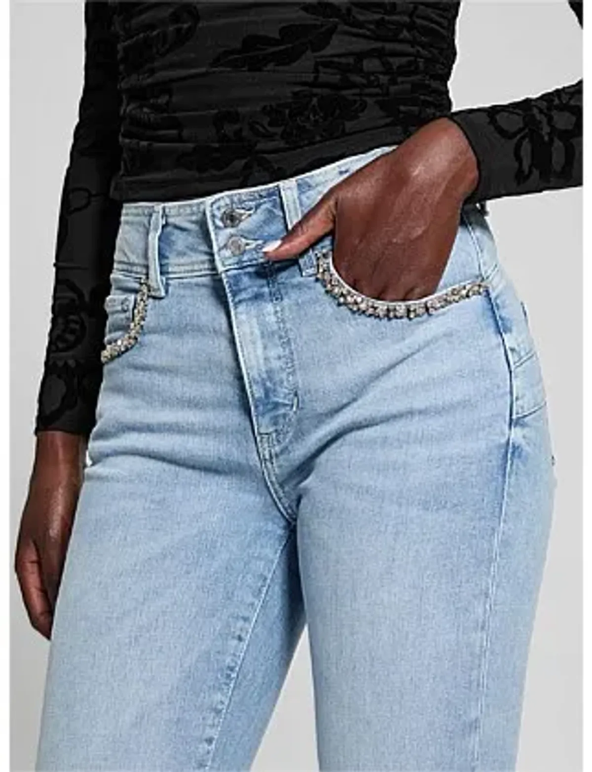 Guess Shape Up Straight Jean Size AU 8 - Image 14