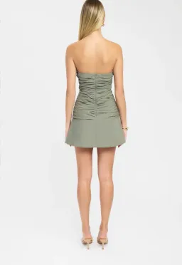 Kookai Romeo Strapless Mini Dress Green Size 12 for rent on The Volte - image 3