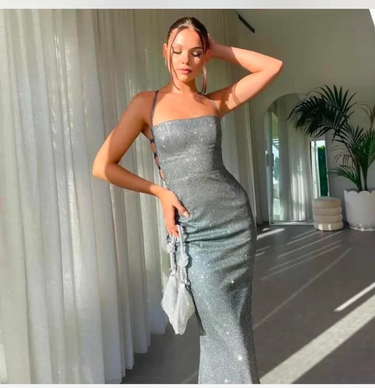 Gossip Gowns Angela Glitter Gown Size 6 - Image 2