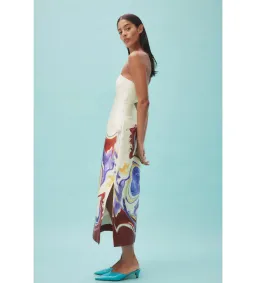 Alemais Luca Corset Midi Dress Multi Size AU 10 for rent on The Volte - image 2