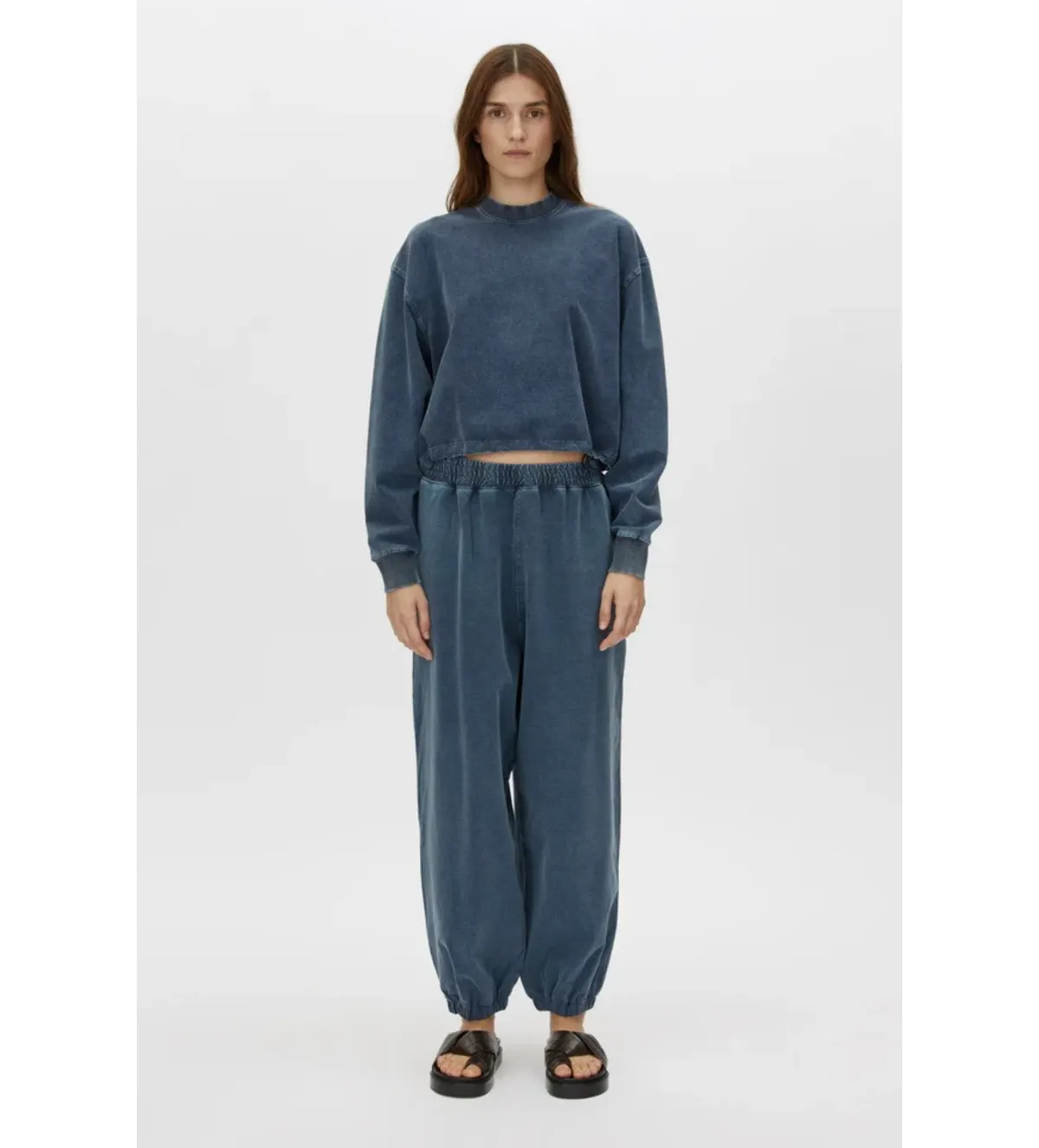 Camilla and Marc Dovell Cotton Tracksuit Pant Indigo Blue Size AU 8 - Image 1