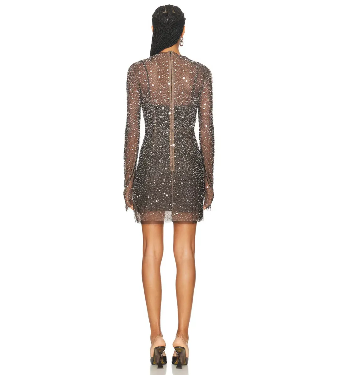 Rachel Gilbert Charley Mini Dress Black Size S/AU 8 for rent on The Volte - main image