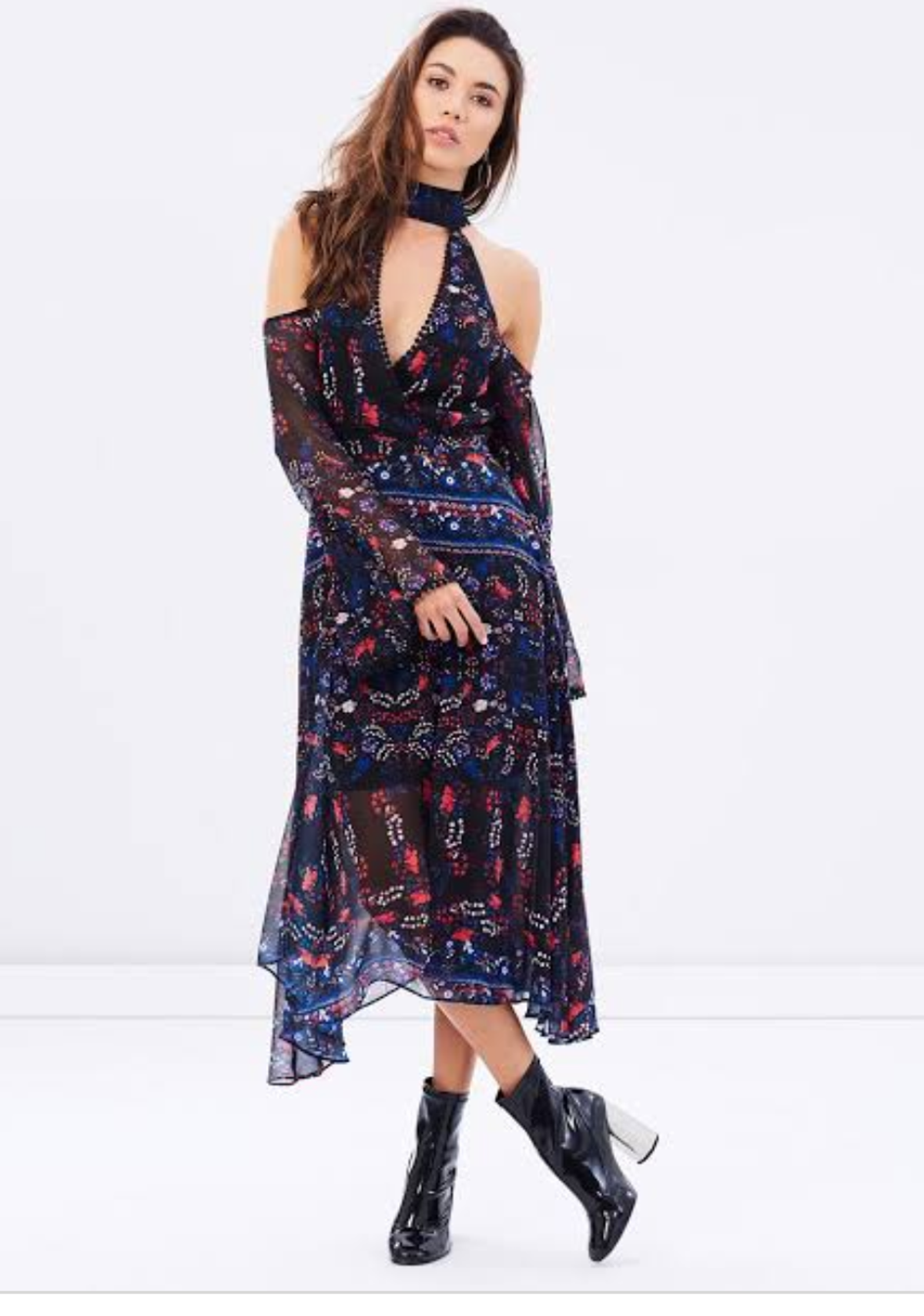 Ministry Of Style Olesya Midi Dress Size 6 for rent on The Volte - main image