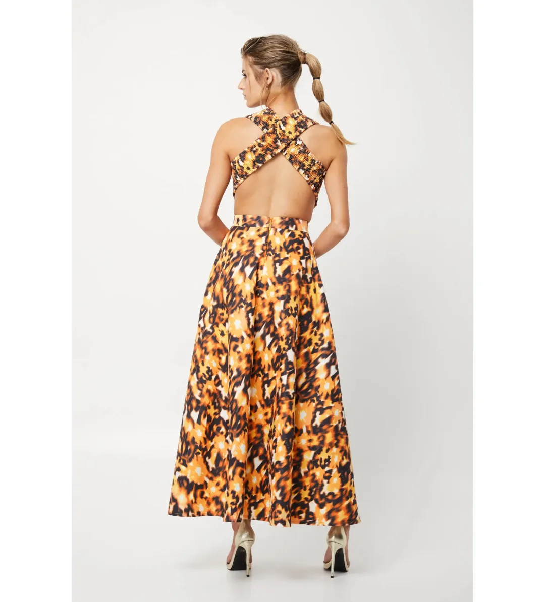 Mossman Inner Guidance Maxi Dress Print Size 16 for rent on The Volte - main image