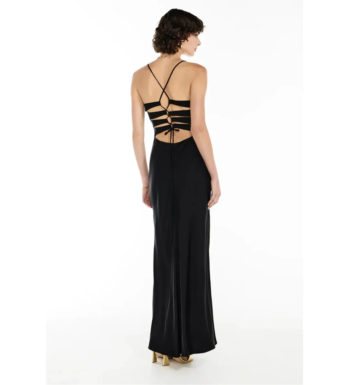 Manning Cartell Time to Shine Slip Dress in Black Size XXS / AU 4 - Image 3
