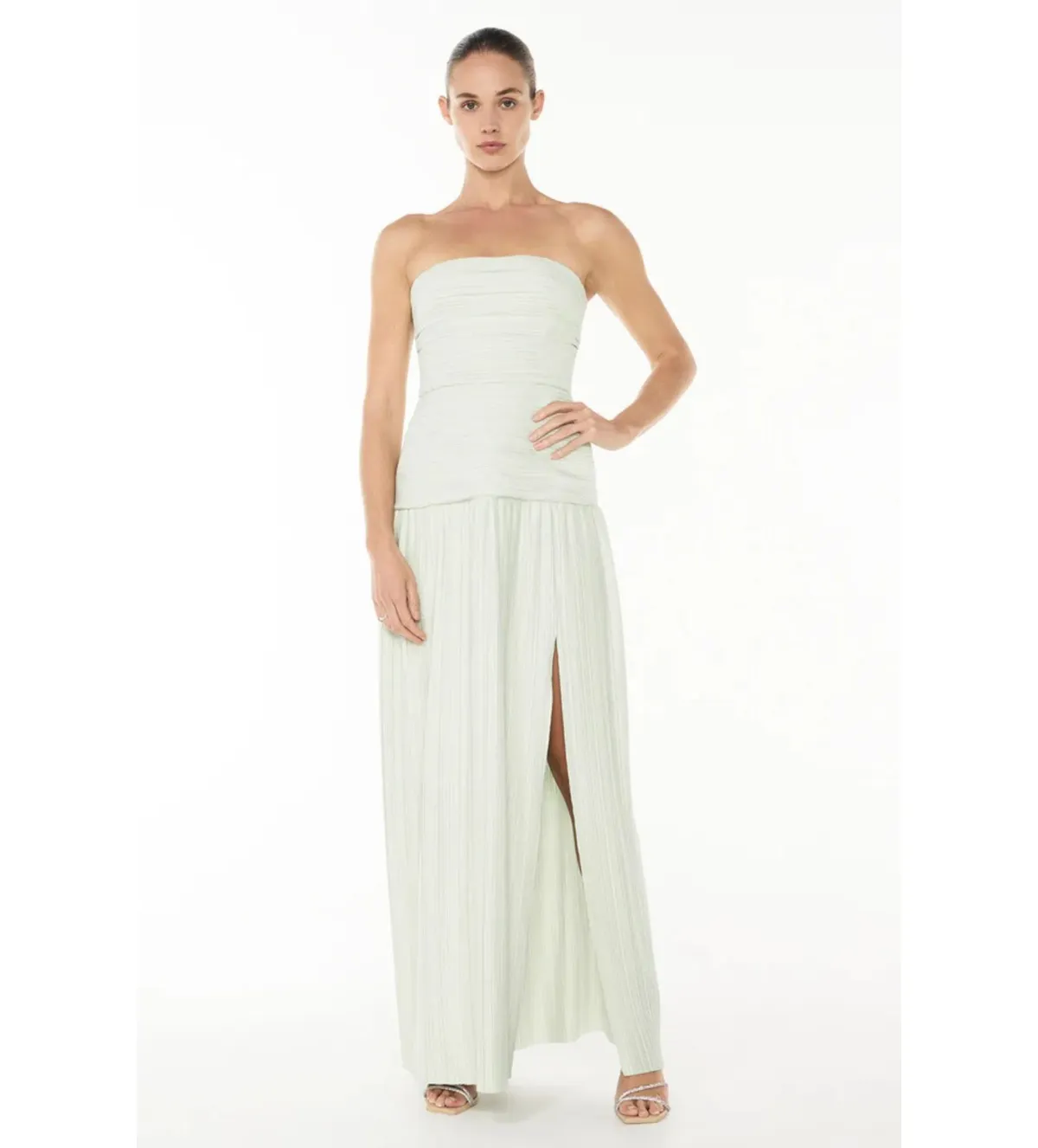Manning Cartell Royal Debut Maxi Dress Sage Size AU 6 - Image 1