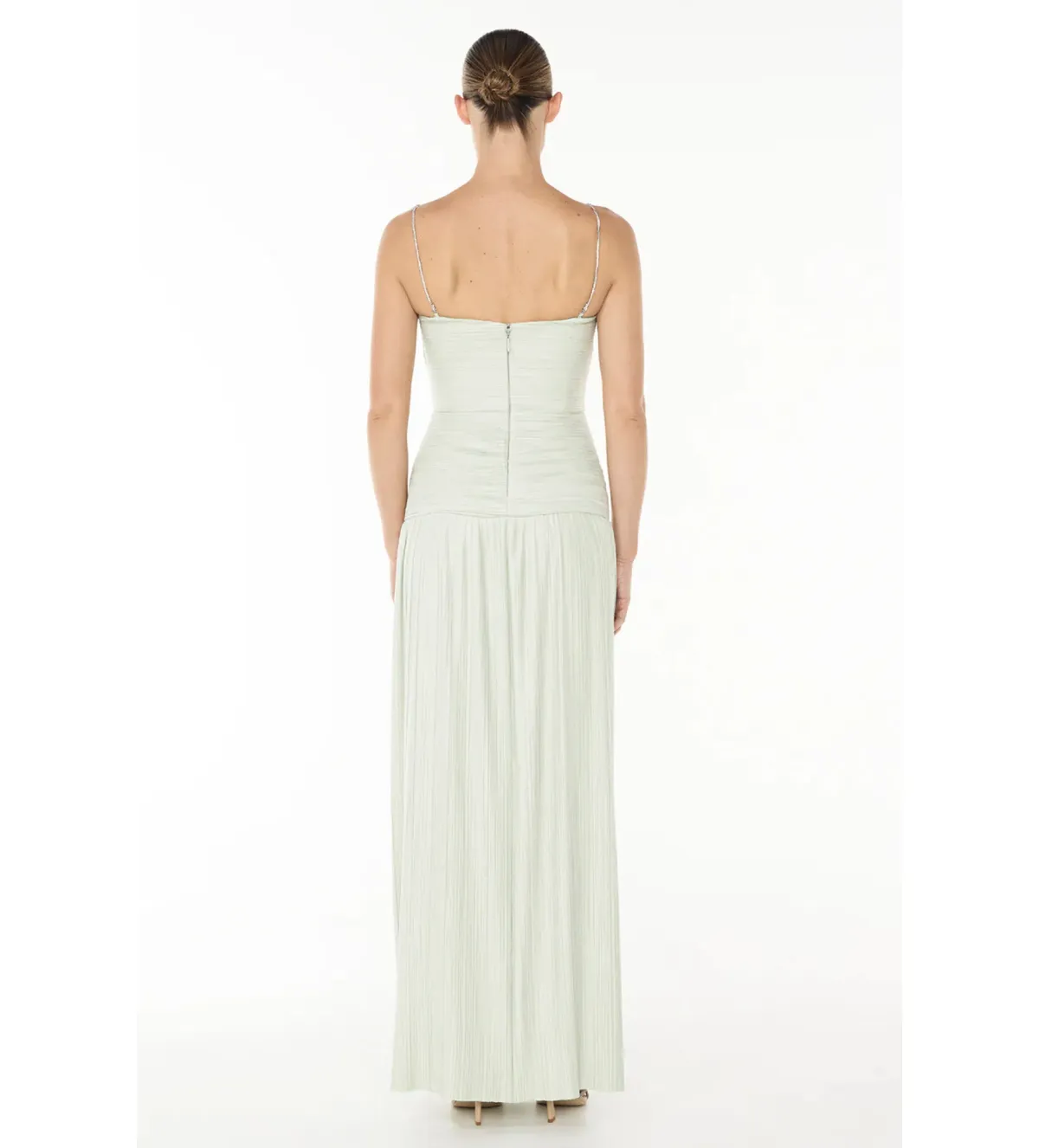 Manning Cartell Royal Debut Dress Sage Size 8 - Image 3