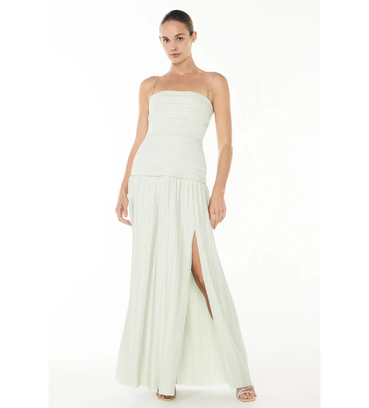 Manning Cartell Royal Debut Dress in Sage Size 10 - Image 1