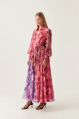 Aje Collisions Smock Maxi Dress Floral Size AU 6 for rent on The Volte - image 1