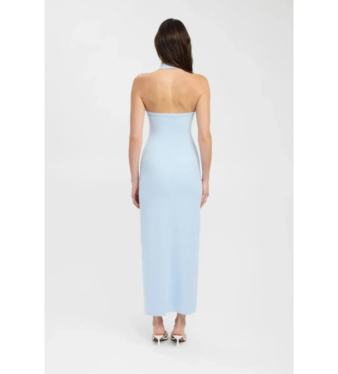 Kookai Hadley Maxi Dress Baby Blue Size AU 10 for rent on The Volte - main image