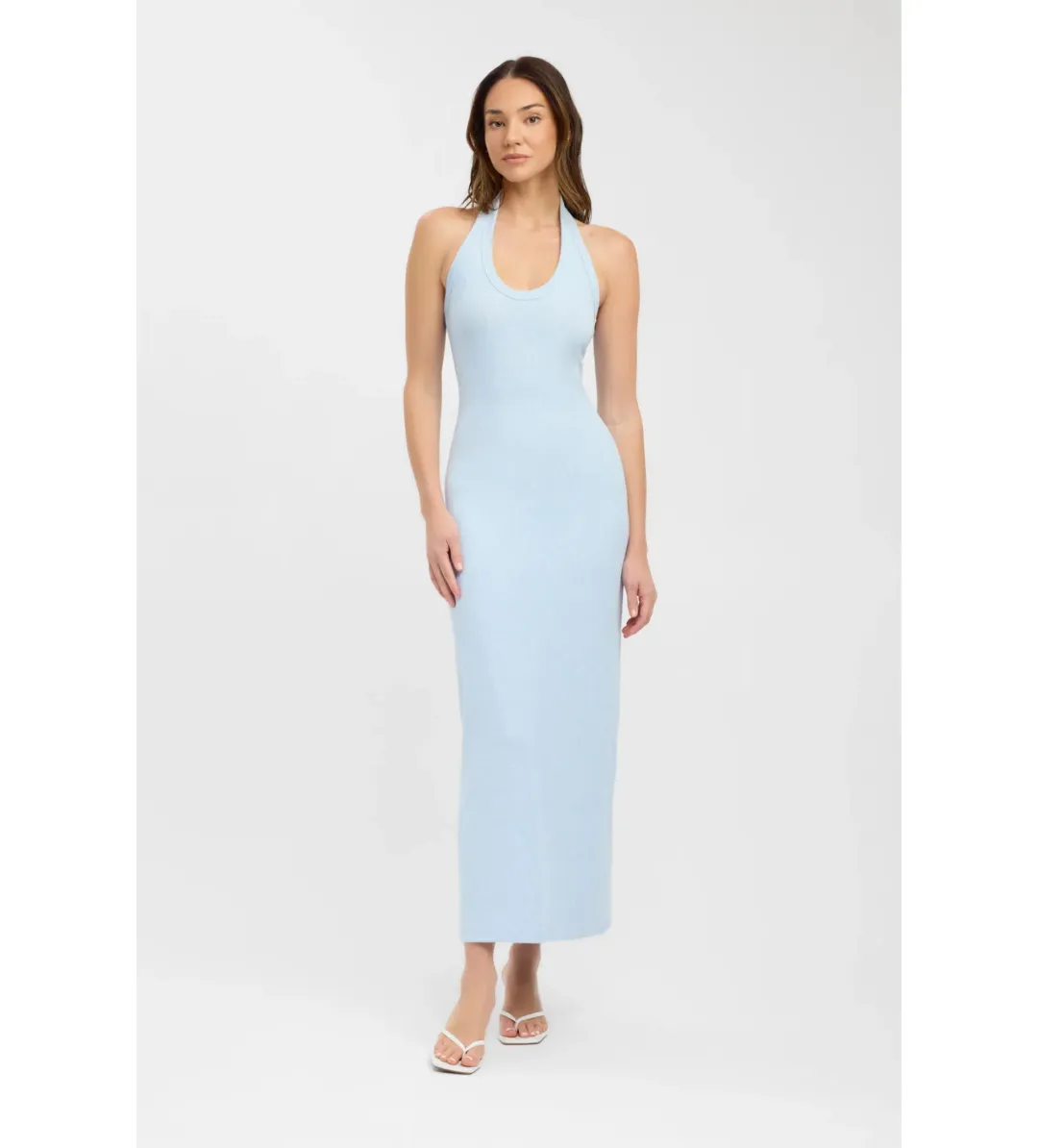 Kookai Hadley Maxi Dress Baby Blue Size AU 10 for rent on The Volte - main image
