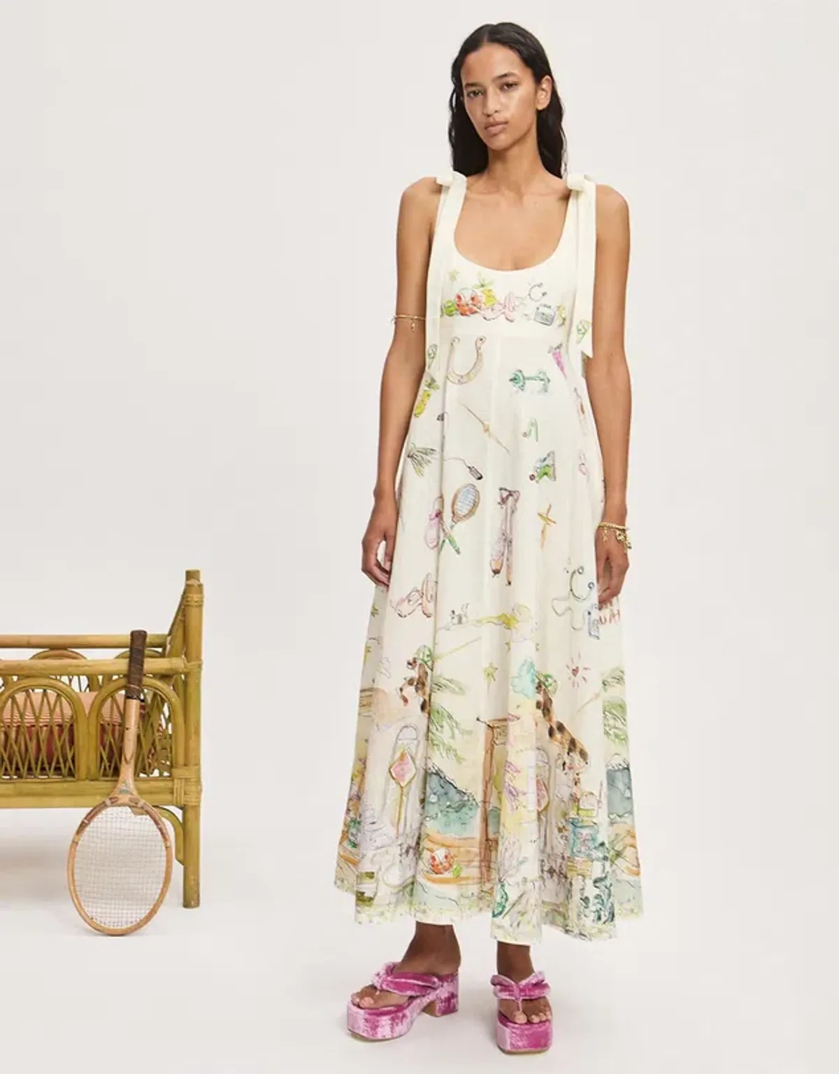 Alemais Anouk Ballet Sundress Print Size AU 10 - Image 1