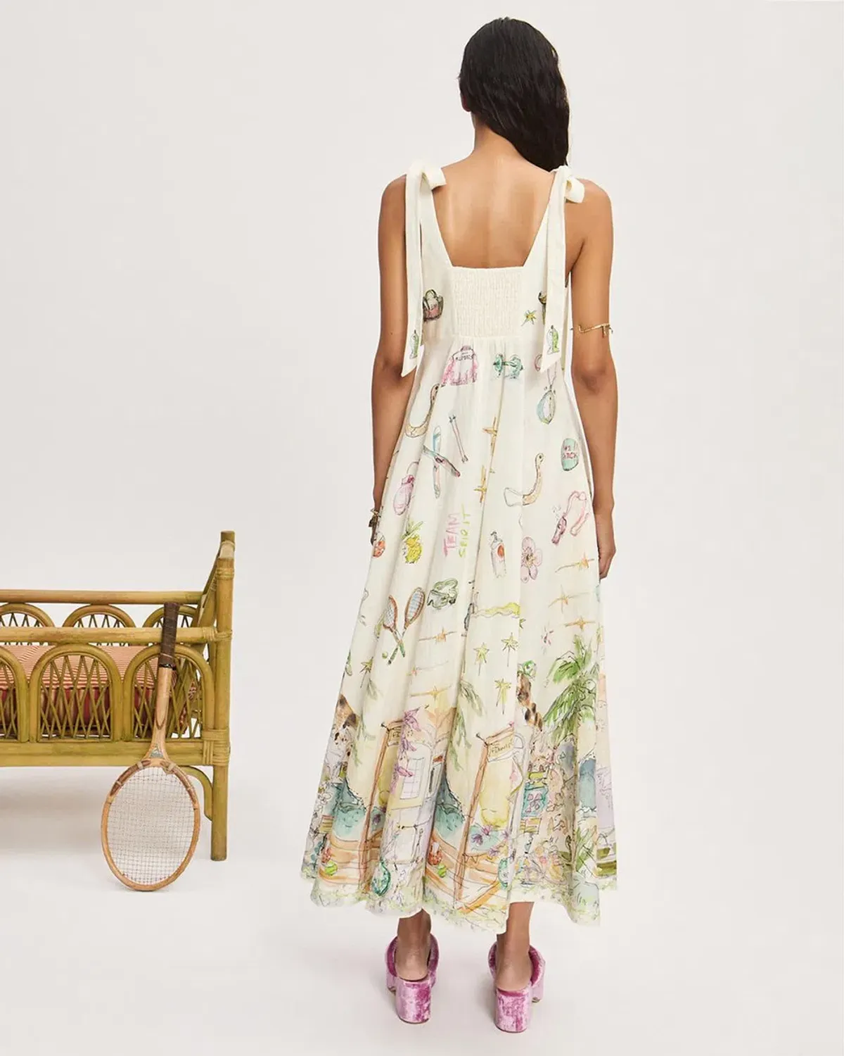 Alemais Anouk Ballet Sundress Print Size AU 10 - Image 3