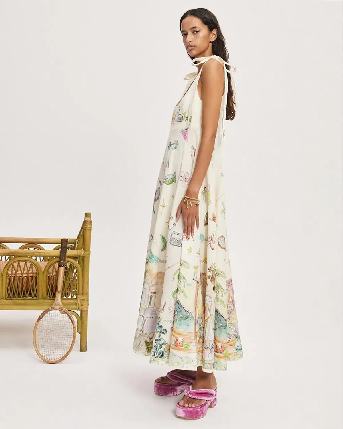 Alemais Anouk Ballet Sundress Print Size AU 10 - Image 2