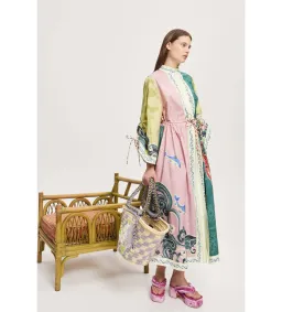 Alemais Rochester Shirtdress Midi Dress Multi Size 10 for rent on The Volte - image 2
