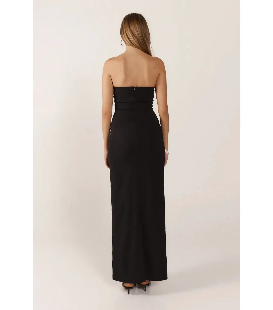 Ance Gria Margo Maxi Dress Black Size AU 6 for rent on The Volte - main image