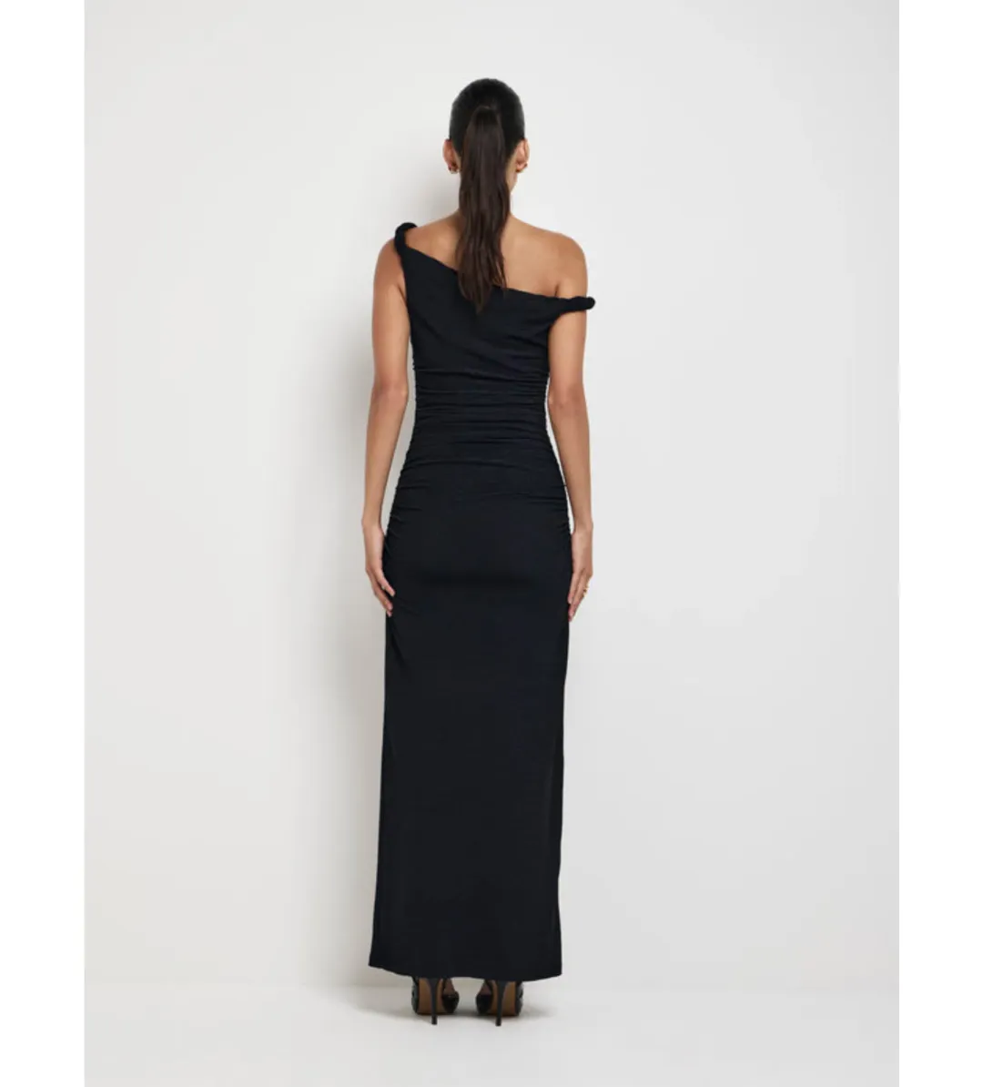 Sheike Athena Maxi Dress Black Size 6 for rent on The Volte - main image