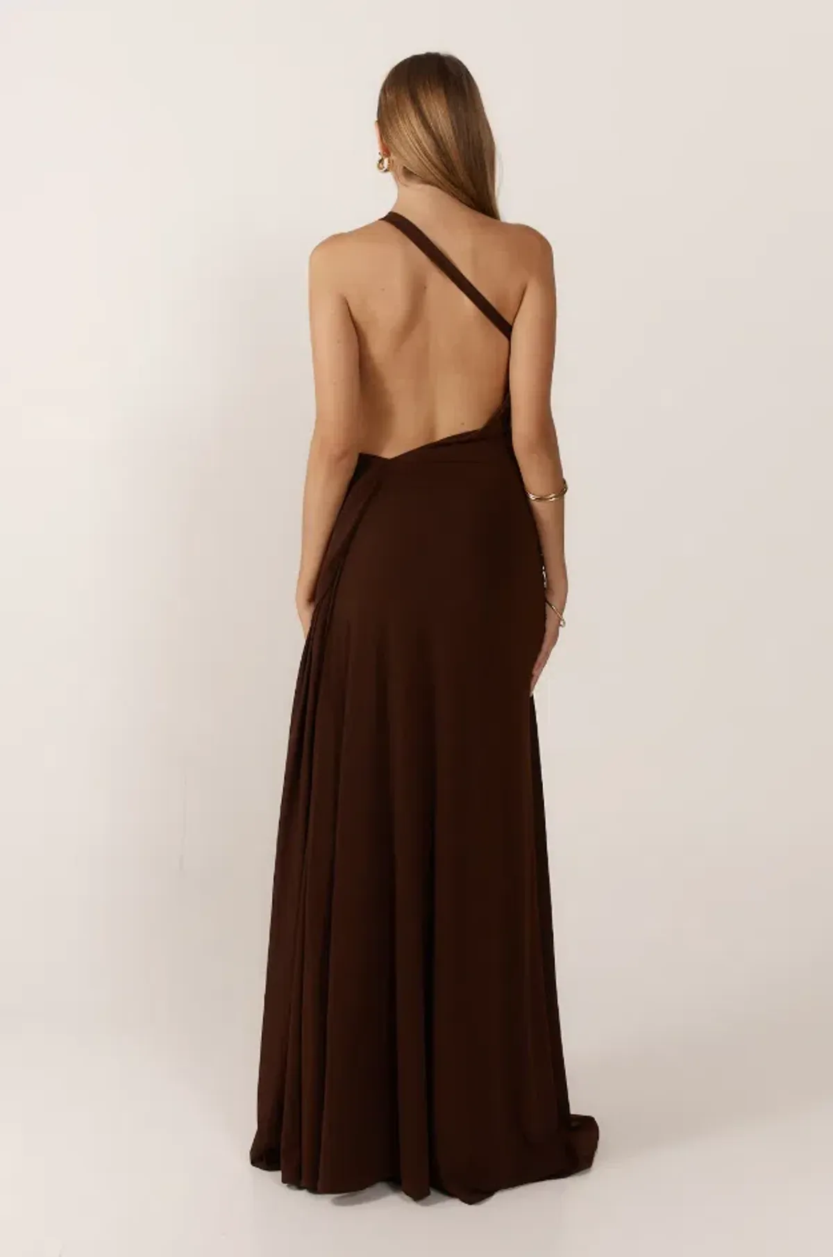 Ance Gria Gaia Gown Brown Size 8 - Image 3