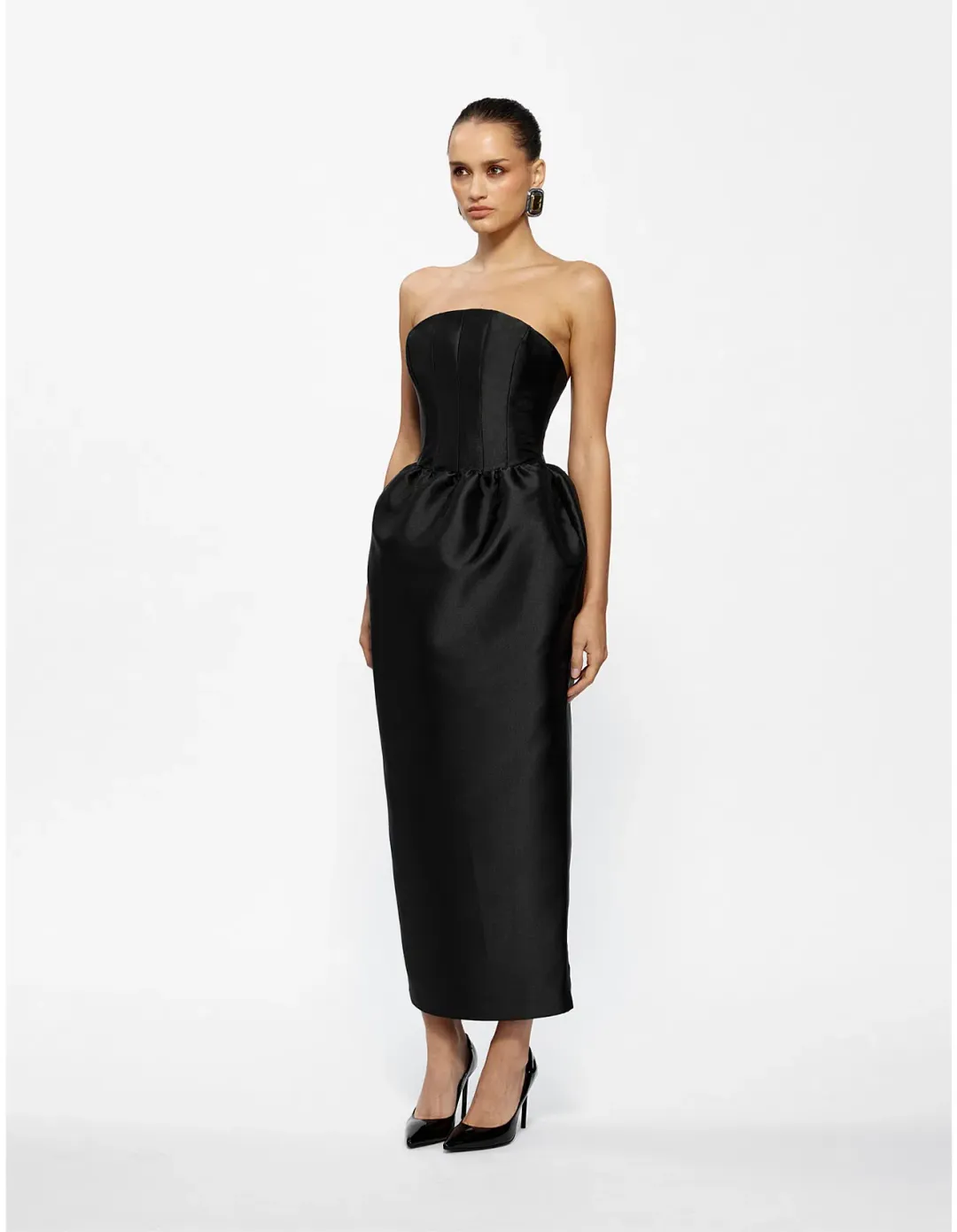 Effie Kats Lillia Dress in Black Size S / AU 8 for rent on The Volte - main image