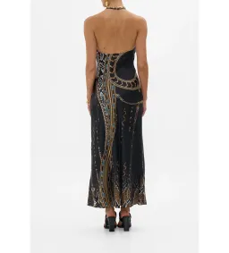 Camilla Chain Detail Slip Dress in Call Me Cleopatra Size for rent on The Volte - image 2
