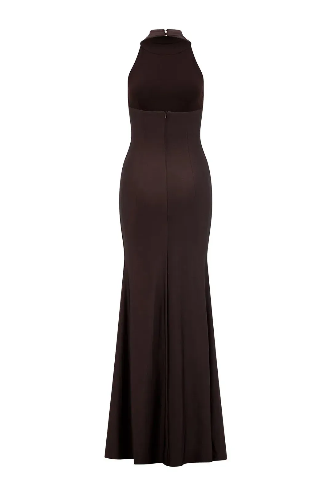 Alamour Santana Chocolate Maxi Dress Size 12 for rent on The Volte - main image