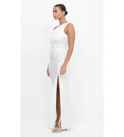 Bec & Bridge The Dreamer Asym Maxi Dress in Ivory Size 12 for rent on The Volte - image 3
