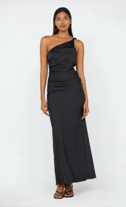 Bec & Bridge Lunetta Asym Maxi Dress Black Size 12 for rent on The Volte - image 1