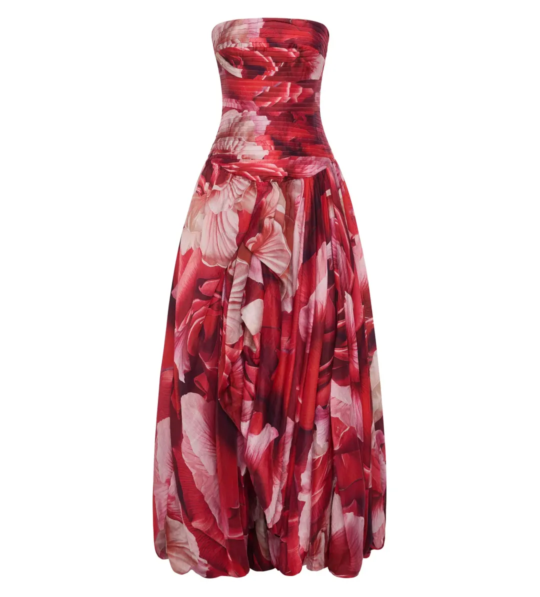 Aje Flora Gown Prismatic Floral Red Size AU 6 for rent on The Volte - main image