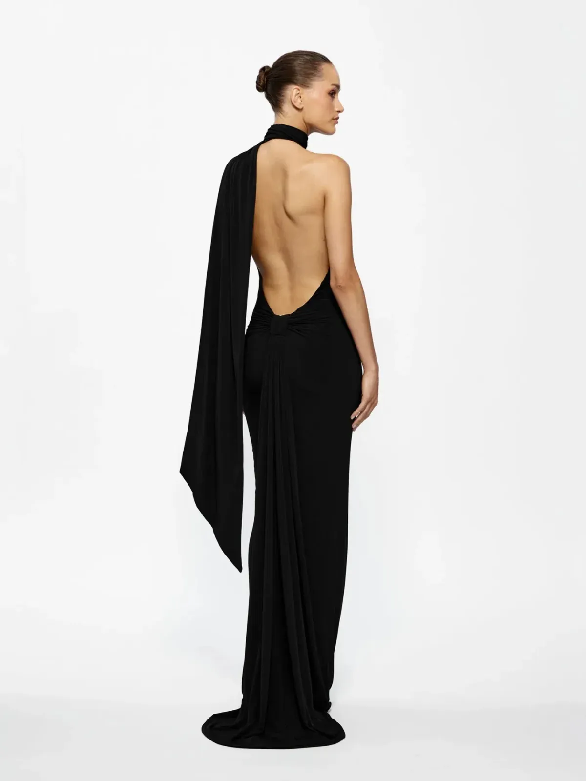 Effie Kats Haven Maxi Dress Black Size AU 8 - Image 4