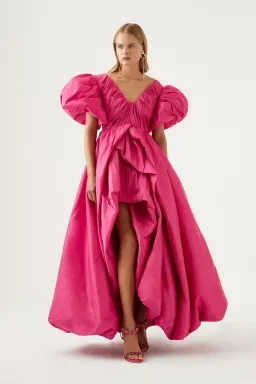 Aje Manifestation Gown Fuchsia Size 10 for rent on The Volte - image 1