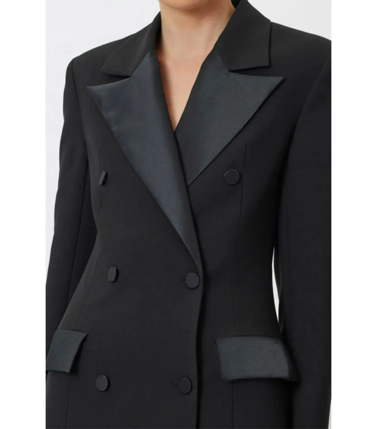 Bianca & Bridgett Larina Blazer Mini Dress Black Size 12/XL - Image 2