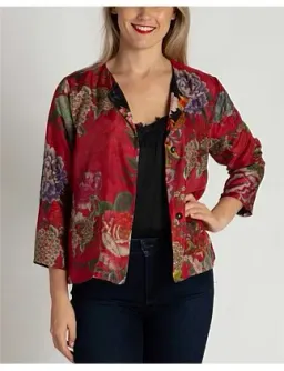 Johnny Was Ruby Jacket - Ryuu Vintage Size 12/L for rent on The Volte - image 4